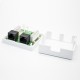 RJ45 Dual Port Desktop Network Interface 8P8C CAT5E Unshielded PCB Mount Network Connector RJ45 Dual Port Desktop Network Interface 8P8C CAT5E Unshielded PCB Mount Network Connector