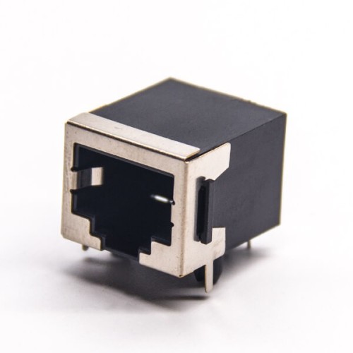 RJ45 Ethernet Connectors 90 Degree Modular Shielded without LED Through Hole RJ45 Ethernet Connectors 90 Degree Modular Shielded without LED Through Hole