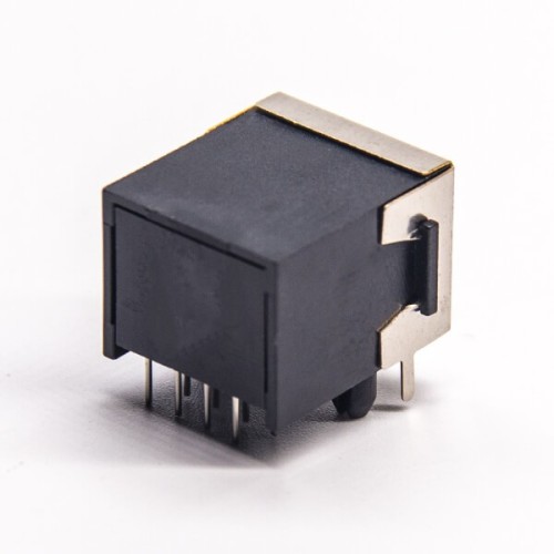 RJ45 Ethernet Connectors 90 Degree Modular Shielded without LED Through Hole RJ45 Ethernet Connectors 90 Degree Modular Shielded without LED Through Hole