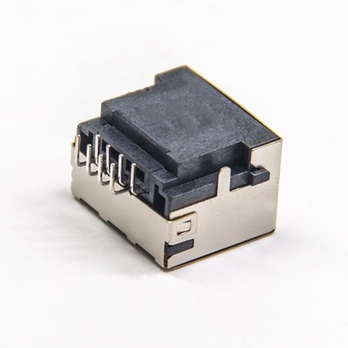 RJ45 Ethernet Port Connector Right Angle Without Filtered Shielded DIP PCB Mount RJ45 Ethernet Port Connector Right Angle Without Filtered Shielded DIP PCB Mount