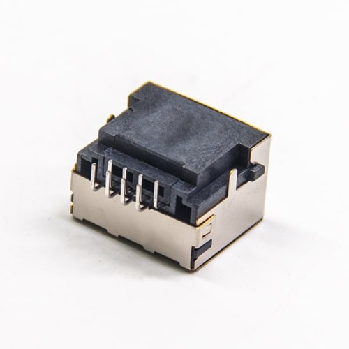 RJ45 Ethernet Port Connector Right Angle Without Filtered Shielded DIP PCB Mount RJ45 Ethernet Port Connector Right Angle Without Filtered Shielded DIP PCB Mount