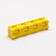 RJ45 Female 4 Port 90 Degree Connector 4 Port 8P Yellow Unshield With LED RJ45 Female 4 Port 90 Degree Connector 4 Port 8P Yellow Unshield With LED