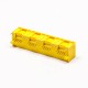 RJ45 Female 4 Port 90 Degree Connector 4 Port 8P Yellow Unshield With LED RJ45 Female 4 Port 90 Degree Connector 4 Port 8P Yellow Unshield With LED