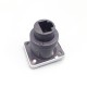 RJ45 Female Ethernet Connector Waterproof Panel Mount Jack