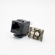 RJ45 Female Jack Single Port CAT6 Unshielded 8P8C PCB Mount Network Module With Dust Cover RJ45 Female Jack Single Port CAT6 Unshielded 8P8C PCB Mount Network Module With Dust Cover
