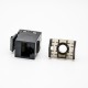 RJ45 Female Jack Single Port CAT6 Unshielded 8P8C PCB Mount Network Module With Dust Cover RJ45 Female Jack Single Port CAT6 Unshielded 8P8C PCB Mount Network Module With Dust Cover