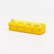 RJ45 Female Plug 90 Degree Connector 4 Port 8P Yellow Unshield Without LED RJ45 Female Plug 90 Degree Connector 4 Port 8P Yellow Unshield Without LED