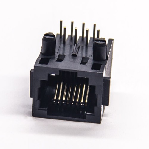 RJ45 Female Socket 90 Degree 8p8c Ethernet Network Through Hole PCB Mount RJ45 Female Socket 90 Degree 8p8c Ethernet Network Through Hole PCB Mount