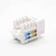 RJ45 Jack Keystone 90 Degree CAT5E Unshielded Through Hole Socket RJ45 Jack Keystone 90 Degree CAT5E Unshielded Through Hole Socket