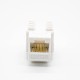 RJ45 Jack Keystone 90 Degree CAT5E Unshielded Through Hole Socket RJ45 Jack Keystone 90 Degree CAT5E Unshielded Through Hole Socket