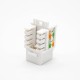 RJ45 Jack Keystone 90 Degree CAT5E Unshielded Through Hole Socket RJ45 Jack Keystone 90 Degree CAT5E Unshielded Through Hole Socket