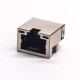 RJ45 Jack Offset SMT PCB Mount Right Angled with LED Shielded Connector RJ45 Jack Offset SMT PCB Mount Right Angled with LED Shielded Connector