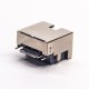 RJ45 Jack Offset SMT PCB Mount Right Angled with LED Shielded Connector RJ45 Jack Offset SMT PCB Mount Right Angled with LED Shielded Connector