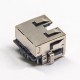 RJ45 Jack with LED Right Angled Shielded With EMI Through Hole RJ45 Jack with LED Right Angled Shielded With EMI Through Hole