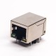 RJ45 LED Connector 8p8c Right Angled Shielded with LED Through Hole PCB Mount 20pcs RJ45 LED Connector 8p8c Right Angled Shielded with LED Through Hole PCB Mount 20pcs