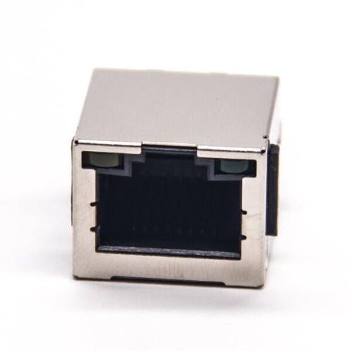 RJ45 LED Indicators Shielded Jack Straight with LED Through Hole for PCB Mount RJ45 LED Indicators Shielded Jack Straight with LED Through Hole for PCB Mount