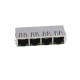 RJ45 Metal Connector Socket 8P THT Shielded Isolation Transformer With LED RJ45 Metal Connector Socket 8P THT Shielded Isolation Transformer With LED