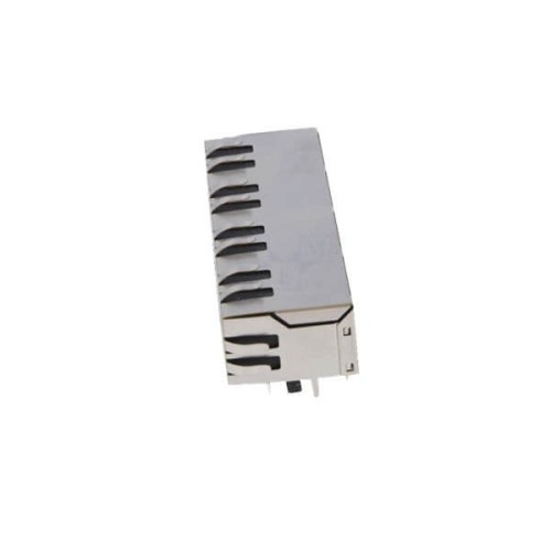 RJ45 Metal Connector Socket 8P THT Shielded Isolation Transformer With LED RJ45 Metal Connector Socket 8P THT Shielded Isolation Transformer With LED