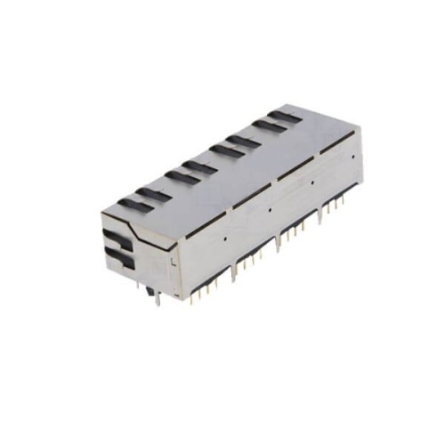 RJ45 Metal Connector Socket 8P THT Shielded Isolation Transformer With LED RJ45 Metal Connector Socket 8P THT Shielded Isolation Transformer With LED