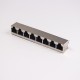 RJ45 Metal Shielded Socket Vertical 1x8 Muti-port Through Hole PCB Mount RJ45 Metal Shielded Socket Vertical 1x8 Muti-port Through Hole PCB Mount