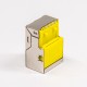 RJ45 Modular Connector Right Angled Single Port 8P8C Offest SMT Type Shielded Jack RJ45 Modular Connector Right Angled Single Port 8P8C Offest SMT Type Shielded Jack