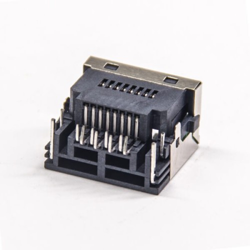 RJ45 Modular Connectors With LED PCB Mount Shieled RJ45 Modular Connectors With LED PCB Mount Shieled