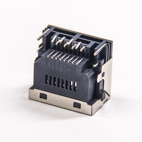 RJ45 Modular Connectors With LED PCB Mount Shieled RJ45 Modular Connectors With LED PCB Mount Shieled
