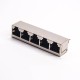 RJ45 Multiple 1*5 Port 180 Degree Shielded Jack DIP Type for PCB Mount 20pcs RJ45 Multiple 1*5 Port 180 Degree Shielded Jack DIP Type for PCB Mount 20pcs