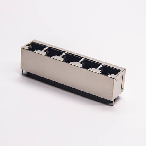 RJ45 Multiple 1*5 Port 180 Degree Shielded Jack DIP Type for PCB Mount 20pcs RJ45 Multiple 1*5 Port 180 Degree Shielded Jack DIP Type for PCB Mount 20pcs