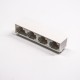 RJ45 Multiport Coupler 8p8c Right Angled Plastic PCB Mount RJ45 Multiport Coupler 8p8c Right Angled Plastic PCB Mount