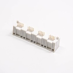 RJ45 Multiport Coupler 8p8c Right Angled Plastic PCB Mount