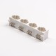 RJ45 Multiport Coupler 8p8c Right Angled Plastic PCB Mount RJ45 Multiport Coupler 8p8c Right Angled Plastic PCB Mount