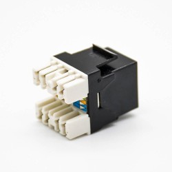 RJ45 Network Connectors Straight CAT6 UTP Network Module Keystone Jack