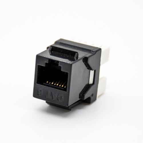 RJ45 Network Connectors Straight CAT6 UTP Network Module Keystone Jack RJ45 Network Connectors Straight CAT6 UTP Network Module Keystone Jack