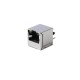 RJ45 Network Jack Connector Nickel Plated Shield With Led RJ45 Network Jack Connector Nickel Plated Shield With Led