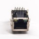RJ45 PCB Mount Socket with EMI and leds 8p8c Right Angled RJ45 PCB Mount Socket with EMI and leds 8p8c Right Angled