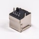 RJ45 PCB Mount Vertical Modular Female Connector 10p8c Single Port Shielded RJ45 PCB Mount Vertical Modular Female Connector 10p8c Single Port Shielded