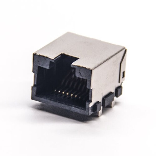 RJ45 PCB SMT Type Shielded Jack Right Angled without LED PCB Mount RJ45 PCB SMT Type Shielded Jack Right Angled without LED PCB Mount