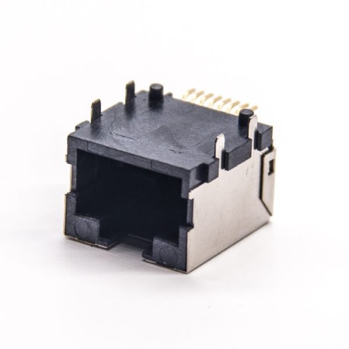 RJ45 PCB SMT Type Shielded Jack Right Angled without LED PCB Mount RJ45 PCB SMT Type Shielded Jack Right Angled without LED PCB Mount