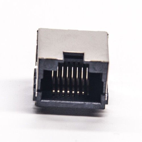 RJ45 PCB SMT Type Shielded Jack Right Angled without LED PCB Mount RJ45 PCB SMT Type Shielded Jack Right Angled without LED PCB Mount