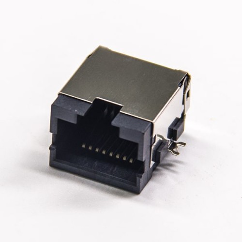 RJ45 Port Ethernet 90 Degree Shielded Offset Type Without LED Without Filtered RJ45 Port Ethernet 90 Degree Shielded Offset Type Without LED Without Filtered