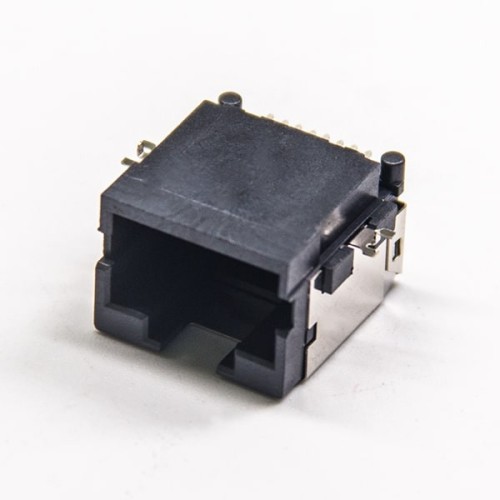 RJ45 Port Ethernet 90 Degree Shielded Offset Type Without LED Without Filtered RJ45 Port Ethernet 90 Degree Shielded Offset Type Without LED Without Filtered