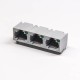 RJ45 Port Ethernet Modualr Connector 1x3 Right Angled Through Hole Unshielded RJ45 Port Ethernet Modualr Connector 1x3 Right Angled Through Hole Unshielded
