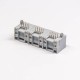 RJ45 Port Ethernet Modualr Connector 1x3 Right Angled Through Hole Unshielded RJ45 Port Ethernet Modualr Connector 1x3 Right Angled Through Hole Unshielded