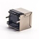 RJ45 Port Right Angled Female Single 8P8C with Shield without LED DIP PCB Mount RJ45 Port Right Angled Female Single 8P8C with Shield without LED DIP PCB Mount