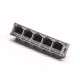 RJ45 Right Angle Coupler 1*5 Port Through Hole for PCB Mount Unshielded Jack 20pcs RJ45 Right Angle Coupler 1*5 Port Through Hole for PCB Mount Unshielded Jack 20pcs