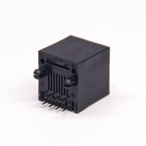 RJ45 Right Angle Coupler Single Port 180 Degree Ethernet Network Connector RJ45 Right Angle Coupler Single Port 180 Degree Ethernet Network Connector