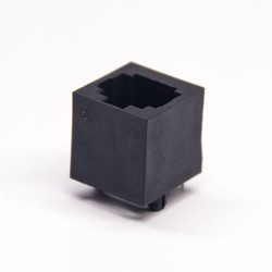 RJ45 Right Angle Coupler Single Port 180 Degree Ethernet Network Connector