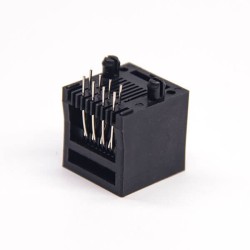RJ45 Right Angle Coupler Single Port 180 Degree Ethernet Network Connector 20pcs