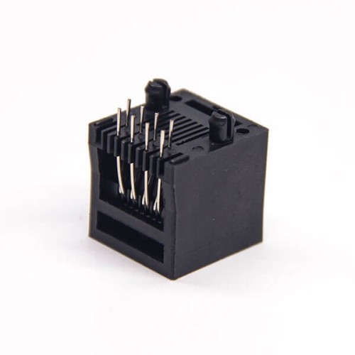 RJ45 Right Angle Coupler Single Port 180 Degree Ethernet Network Connector RJ45 Right Angle Coupler Single Port 180 Degree Ethernet Network Connector